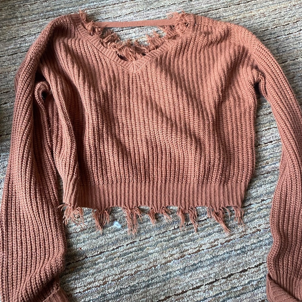 Cropped sweater